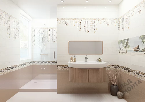 Фото Вставка Alma Ceramica Айленд DWA11ALD004 разноцветный 200*600 – купить в Самаре: цена, описание, фото. Интернет-магазин 4