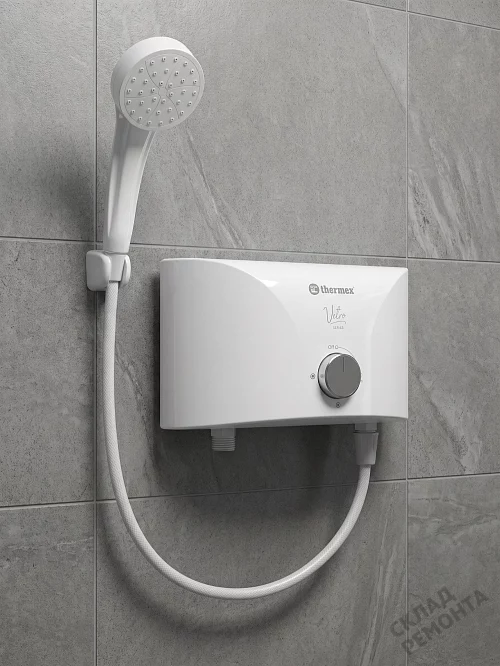 Фото Водонагреватель проточный Thermex Vetro 5500 shower л. – купить в Самаре: цена, описание, фото. Интернет-магазин 1