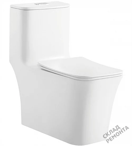 Фото Унитаз моноблок ODA Skiff-1109 безободковый купить в Самаре: цена, описание, фото. Интернет-магазин 1