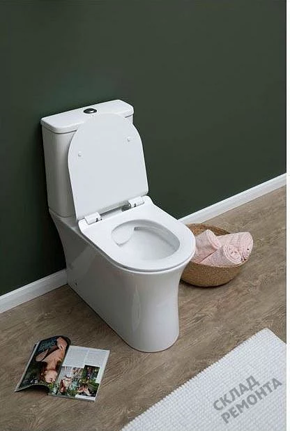Фото Унитаз напольный Aquanet Roll-C 210764 безободковый купить в Самаре: цена, описание, фото. Интернет-магазин 2
