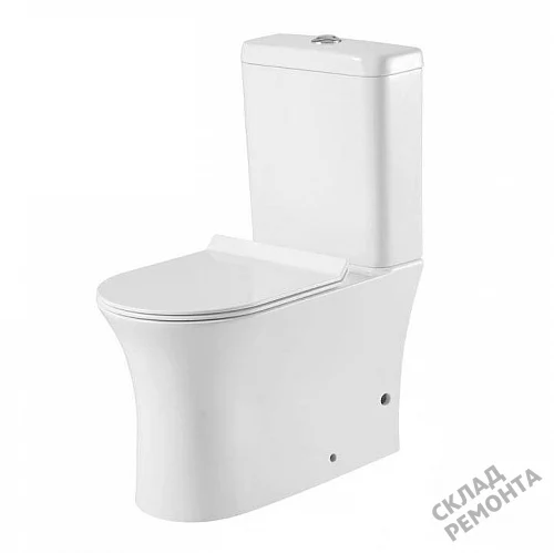 Фото Унитаз напольный Aquanet Roll-C 210764 безободковый купить в Самаре: цена, описание, фото. Интернет-магазин 7
