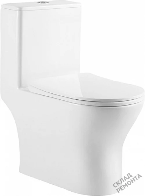 Фото Унитаз моноблок BelBagno Lounge BB8618CPR-MN/SC безободковый купить в Самаре: цена, описание, фото. Интернет-магазин 4