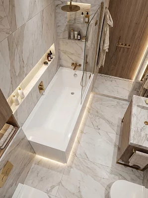 Ванна акриловая Aquanet Bright 175*75 