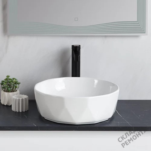 Фото Раковина накладная BelBagno BB1409 41 см купить в Самаре: цена, описание, фото. Интернет-магазин 6