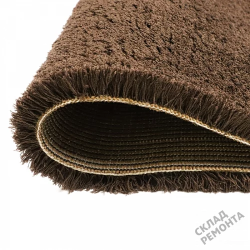 Фото Ковролин OZ Kaplan Gold Shaggy 01800A d. brown коричневый – купить в Самаре: цена, описание, фото. Интернет-магазин 3