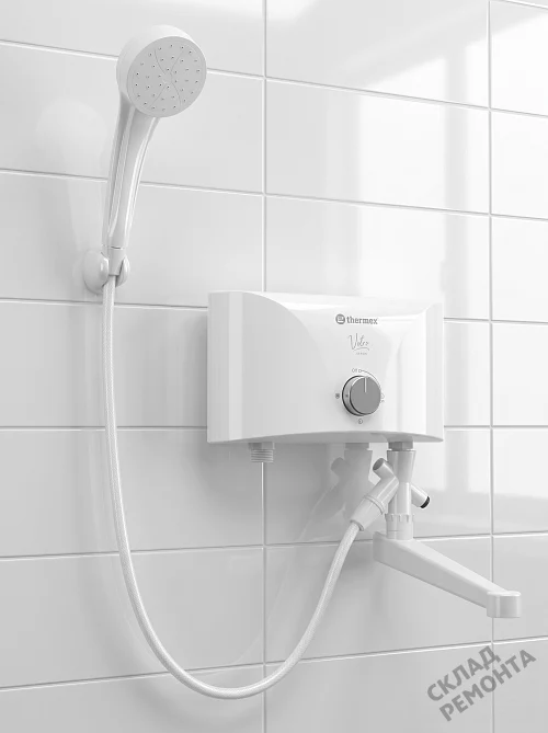 Фото Водонагреватель проточный Thermex Vetro 5500 combi – купить в Самаре: цена, описание, фото. Интернет-магазин 1