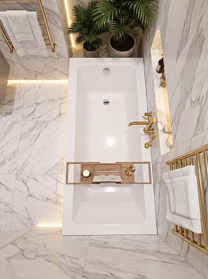 Ванна акриловая Aquanet Bright 180*75 