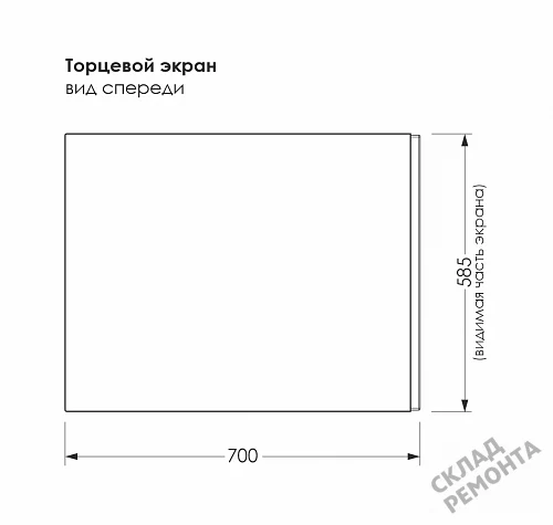 Фото Торцевая панель Метакам 70 Strict купить в Самаре: цена, описание, фото. Интернет-магазин 2
