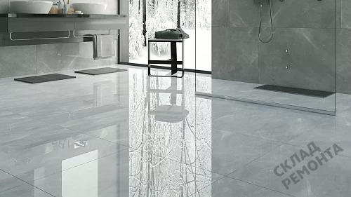 Фото Керамогранит матовый Steppe Ceramics Pulpis Grey серый 600*1200*10 – купить в Самаре: цена, описание, фото. Интернет-магазин 4