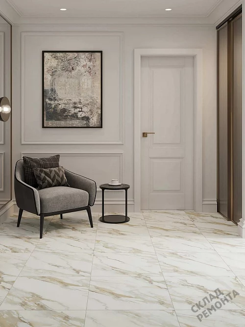 Фото Керамогранит матовый Lasselsberger Рерих 6246-0119 белый 450*450*8 – купить в Самаре: цена, описание, фото. Интернет-магазин 1