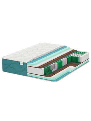 Матрас с независимым пружинным блоком EcoSleep Fitness Great (чехол трикотаж Premium)