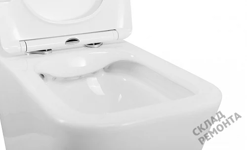 Фото Унитаз подвесной BelBagno Due 2.0 BB7107CHR/SC безободковый купить в Самаре: цена, описание, фото. Интернет-магазин 5