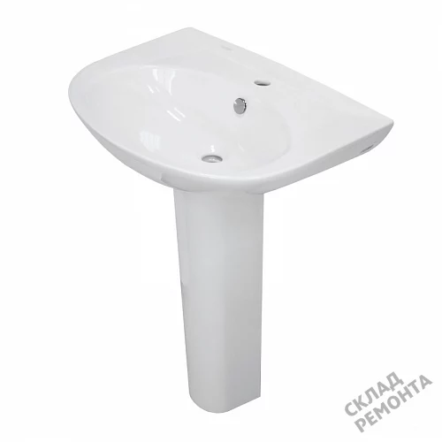 Фото Пьедестал для раковины Sanita Luxe Classic CLCSLWB01, белый купить в Самаре: цена, описание, фото. Интернет-магазин 2