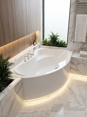 Ванна акриловая Aquanet Capri (R) 160*100 