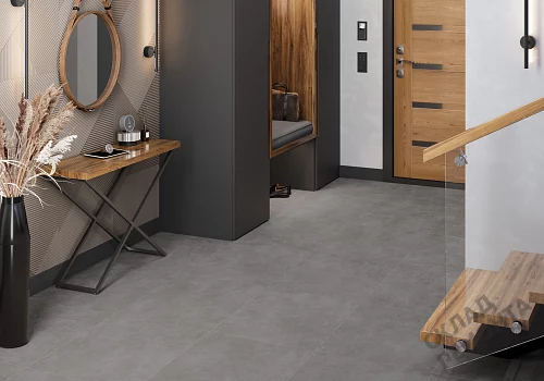 Фото Керамогранит матовый Alma Ceramica Мурал GFU6060MUR70R серый 600*600*9 – купить в Самаре: цена, описание, фото. Интернет-магазин 3