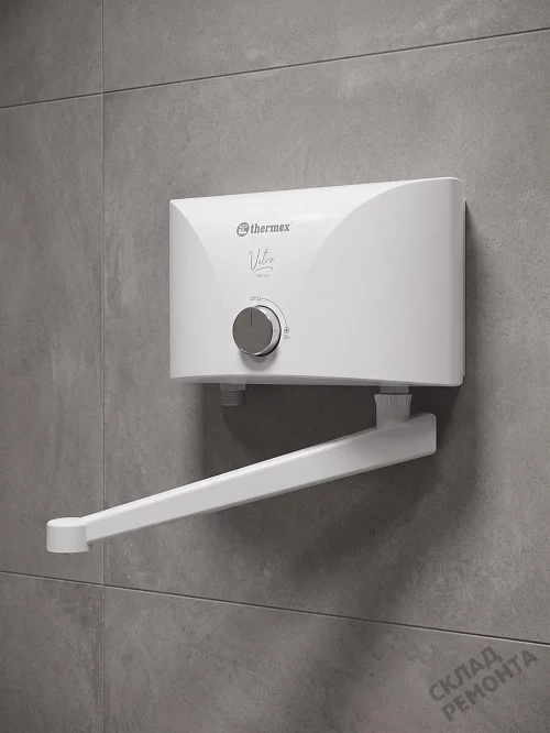 Фото Водонагреватель проточный Thermex Vetro 5500 tap л. – купить в Самаре: цена, описание, фото. Интернет-магазин 1