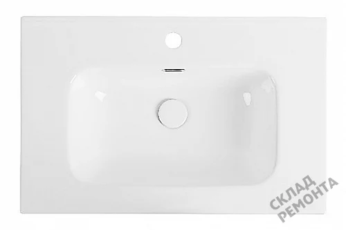 Фото Раковина на тумбу Aquanet Flat 70 (284027), 71 см купить в Самаре: цена, описание, фото. Интернет-магазин 1