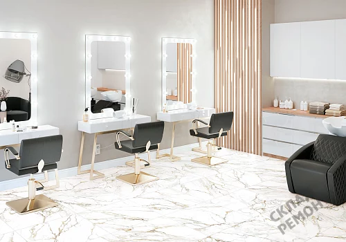 Фото Керамогранит матовый Alma Ceramica Тренди GFU04TRD04R белый 600*600*9 – купить в Самаре: цена, описание, фото. Интернет-магазин 3