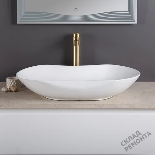 Фото Раковина накладная BelBagno BB1334, 66,5 см купить в Самаре: цена, описание, фото. Интернет-магазин 3