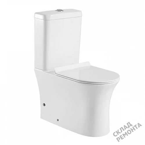 Фото Унитаз напольный Aquanet Roll-C 210764 безободковый купить в Самаре: цена, описание, фото. Интернет-магазин 6