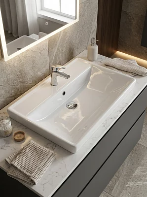 Раковина на тумбу Dreja Q 70 191645, 70 см