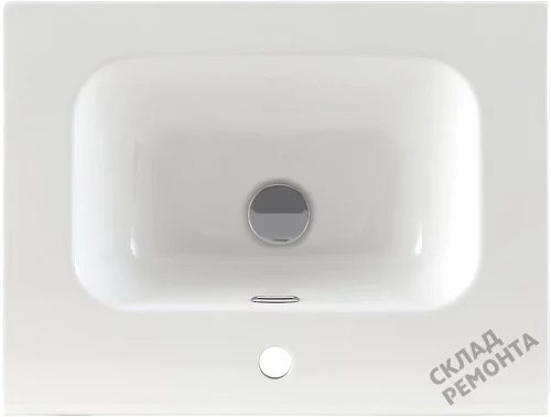 Фото Раковина на тумбу Aquanet Flat 60 (254363), 61 см купить в Самаре: цена, описание, фото. Интернет-магазин 2
