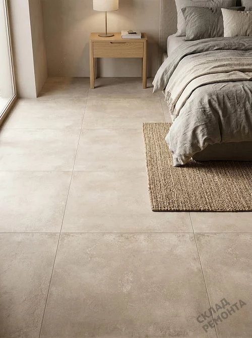 Фото Керамогранит матовый Alma Ceramica Тотем GFU6060TTM40R бежевый 600*600*9 – купить в Самаре: цена, описание, фото. Интернет-магазин 1