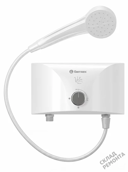 Фото Водонагреватель проточный Thermex Vetro 6500 shower – купить в Самаре: цена, описание, фото. Интернет-магазин 2