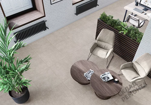 Фото Керамогранит матовый Alma Ceramica Берлин GFU04BLN70R коричневый 600*600*9 – купить в Самаре: цена, описание, фото. Интернет-магазин 2