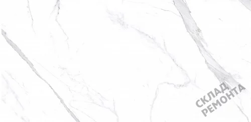 Фото Керамогранит матовый Steppe Ceramics Statuario White белый 600*1200*10 – купить в Самаре: цена, описание, фото. Интернет-магазин 1