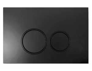 Кнопка Акваника Basic R-type 01.02.78 пластик черный