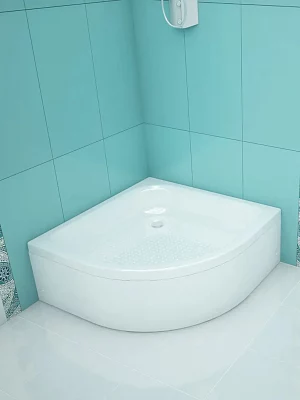 Поддон душевой Метакам Classic S акрил угловой 80*80 белый