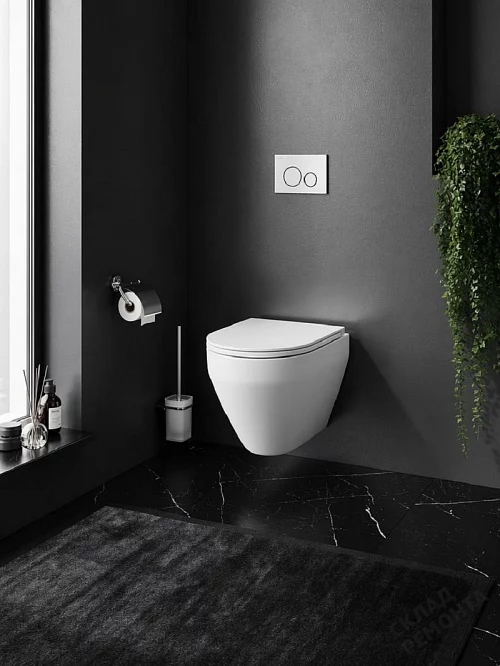 Фото Унитаз подвесной Am.Pm Spirit V2.0 C701700WH безободковый купить в Самаре: цена, описание, фото. Интернет-магазин 1